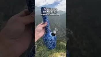 Screenshot of the Video "Don’t miss out on this stainless steel LIMITED EDITION Tommy Chong Chill Bong."