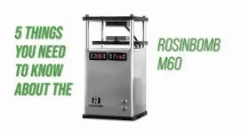Screenshot of the Video "Rosinbomb M60 Rosin Press - Review and Overview of What's New"